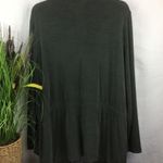 Chico's Chico’s Army Green Zip Up Zappa Long Sleeve Utility Jacket XL Photo 3