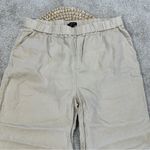 Quince  Women’s 100% European Linen Flax Pull On Pants Wide Leg in Driftwood L Photo 5