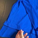 DKNYC Royal Blue Sleeveless High Neck Tunic Top Women's Size Small Photo 1