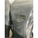 LC Lauren Conrad Womans By Lauren Conrad Black 9.5 M Peep Toe Lace Up Cut Out Platform Sandals Photo 8