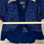 R & M Richards Navy 2-piece Dress Lace Jacket 18W Photo 6