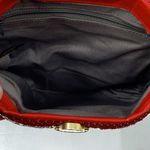 Bueno Vintage Scarlet Red Mesh Shoulder Bag Disco Photo 4