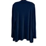 Chicos Travelers Navy Blue Open Front Cardigan Chico's Size 3 US Size XL/16 Photo 1