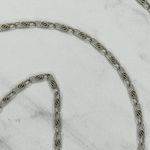 Silver Tone Swirl Chain Purse Strap 47" Crossbody Bag Replacement ✨ Photo 8