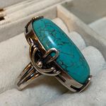 Sterling Silver Turquoise Ring- Size 7 Photo 0