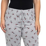 Disney Drawstring Grey Mickey Mouse Pajama Pants , Soft & Comfy Photo 0