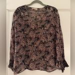 Ulla Johnson  Silk Peasant Floral Print Blouse Photo 0