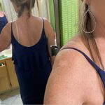 Sweet Lovely  Navy Blue Maxie Dress Size Medium Photo 9