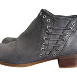 Minnetonka  Brenna Lace‎ Up Whipstitch Ankle Boots Women 7 Western Suede Leather Photo 0