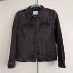 Old Navy  Womens Denim Jacket Black Wash Size S‎ Trucker Style Cool Everyday Photo 0