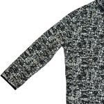 Philosophy  Textured Black and White Open Front Longline Duster, Jacket Women's M Photo 4