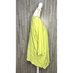 Lulu B Women's Size 1X Lime Green 3/4 Sleeve Tunic‎ Blouse Photo 1