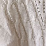Dress Up Cable Knit Crewneck Cream Beige Pullover Sweater Womens Large Comfy Photo 8
