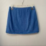 Sz S Chloe & Katie Blue Denim Zip Up Mini Skirt Photo 2