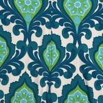 Laundry by Shelli Segal Laundry Shelli Segal Dress Womens 2 Teal Blue White Baroque Mini Retro Mod Party Photo 4