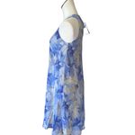 NWT Lauren Ralph Lauren Lavender Floral Mini Chiffon Dress SZ Photo 4