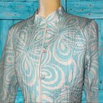 Reversible adorable jacket! From peach/white to aqua/white in one flip motion! Orange Size undefined Photo 11