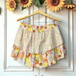 American Eagle  Outfitters AEO Ruffle Tiered Floral Print Mini Skort - L Photo 2