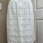 Cremiux Cremieux ivory color lace skirt  size 6 Photo 2