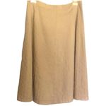 Think tank designer, a line skirt in embroidery Sunburst style detail threading Tan Size 6 Photo 1