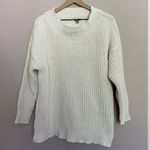 Aerie Chunky Knit Cream Sweater Photo 0