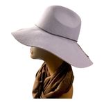 Ecote  lavender wool hat. Photo 1