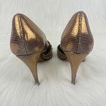 Anne Klein  | Belladona Leather Oxford Peep Toe Pumps Photo 9