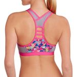 Avia NEW Womens Pink Print Matrix Active Sports Bra Celestial Jumble XS 0/2 Photo 1