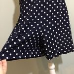 Iz Byer Dark Navy Blue White Polka Dot Culottes Shorts Iz Photo 1