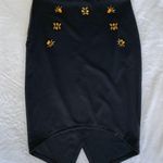 Ces Femme Black Beaded Bodycon Skirt Size Large Photo 0