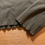 Stockholm Atelier & Other stories ribbed mock neck top green size 6 Photo 2