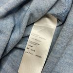 3.1 Phillip Lim Ruched Long Sleeve Denim Chambray Button Down Shirt Size 8 Photo 7