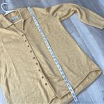 Free People Sweater zuma collared button knit womens Yellow xsmall cozy lounge Photo 7