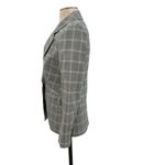 J.Crew Devon Blazer Plaid Italian Stretch Tollegno Wool Blend Gray Size 0P Photo 5
