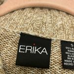 Erika  SZ S ZIP UP SWEATER CARDIGAN BLACK & FALL‎ COLORS PREOWNED Photo 5