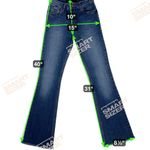 ZOOMP Brazilian Miss America Boot Cut Fringe Stretch Jeans Size 38 (~US Size 4) Blue Photo 5