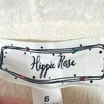 Hippie Rose  Cream Fleece Hoodie Photo 1