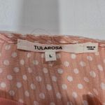 Tularosa  Darla Polka Dot Dress in Coral Large Photo 7