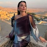 ZARA  midi dress layered tie dye Multicolor One-Shoulder satin evening wedding  Photo 8