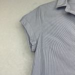 J.Crew Hi/Low Striped Short-sleeve Popover Sz S Photo 5