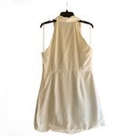 1. State  Linen Blend Double Breasted Sleeveless Dress size Large Cotton Lined Photo 2