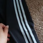 Adidas black and white athletic leggings size large Photo 5