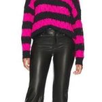 Steve Madden Karli Striped Sweater in Pink Glo Small REVOLVE $89 NWT BARBIECORE Photo 0