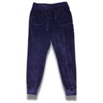 32 Degrees Heat  Purple Velour Joggers SMALL Photo 1