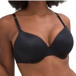 Soma Vanishing Back Full Coverage Bra in Black, Size 34C Black Photo 0