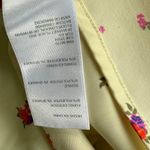 Urban Outfitters Butter Yellow Satin Ditsy Floral Slip Dress Mini Tie Med Y2K Photo 7