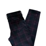 Liverpool Madonna Plaid Five-Pocket Leggings In Red/black Plaid 8P 29X26” Ankle Photo 1
