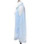 Bella Dahl  Blue Chambray Shift Dress Size L Photo 4