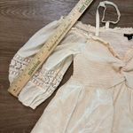 Torrid Cream Off-Shoulder Blouse Peasant Cottagecore Milkmaid Size 1 (1X 14/16) Photo 4