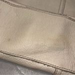 Lucky Brand  Cream Leather Hobo Bucket Shoulder Bag Purse Photo 14